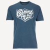 Футболка Simms Fish It Well Badge T-Shirt (Мужской; M; Sailor Blue Heather)